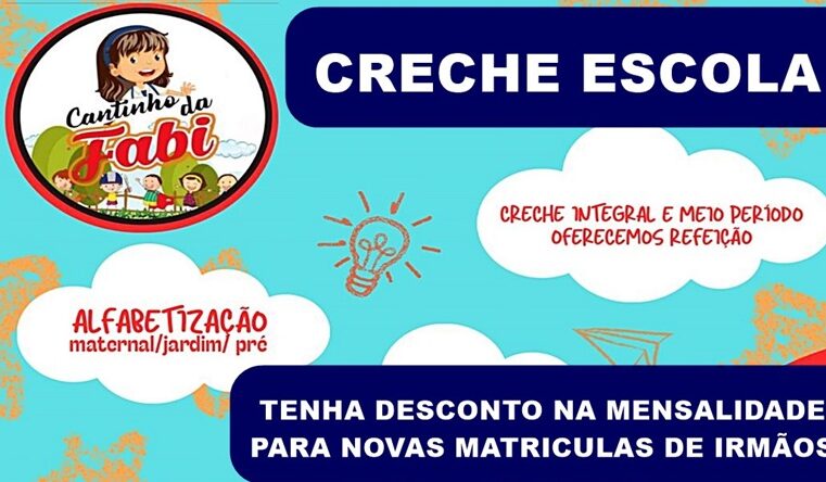 ℂℝ𝔼ℂℍ𝔼 𝔼𝕊ℂ𝕆𝕃𝔸, CANTINHO DA FABI, zap 99410-4795