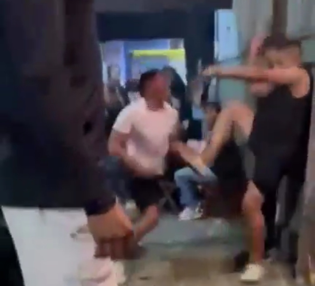 Vídeo: Pancadaria rolou solta na noite carioca