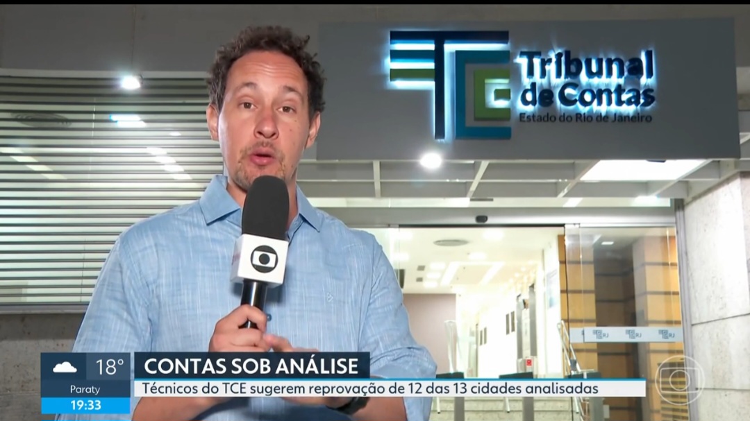 GLOBO | Matéria do RJ 2, TCE-RJ, recomendou rejeição de contas que já foram aprovadas pelos vereadores